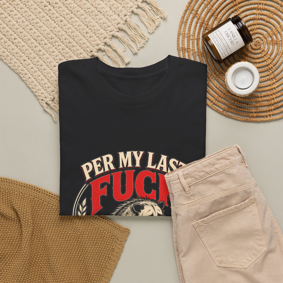 Per My Last Fuck — Possum Graphic Tee