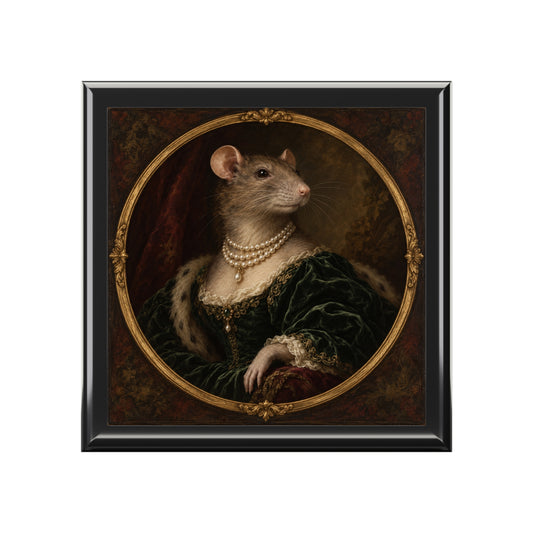 The Inheritance — Rat Portrait Jewelry Box