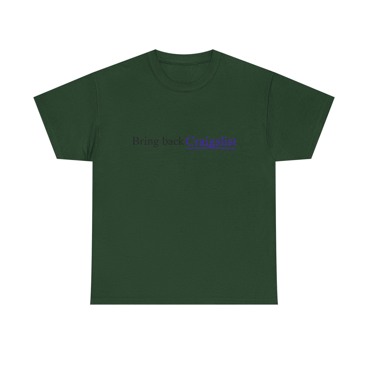 Bring Back Craigslist T‑Shirt — Retro Internet Logo Tee