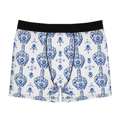Fine China, Bad Manners — Porcelain-Pattern Boxer Briefs