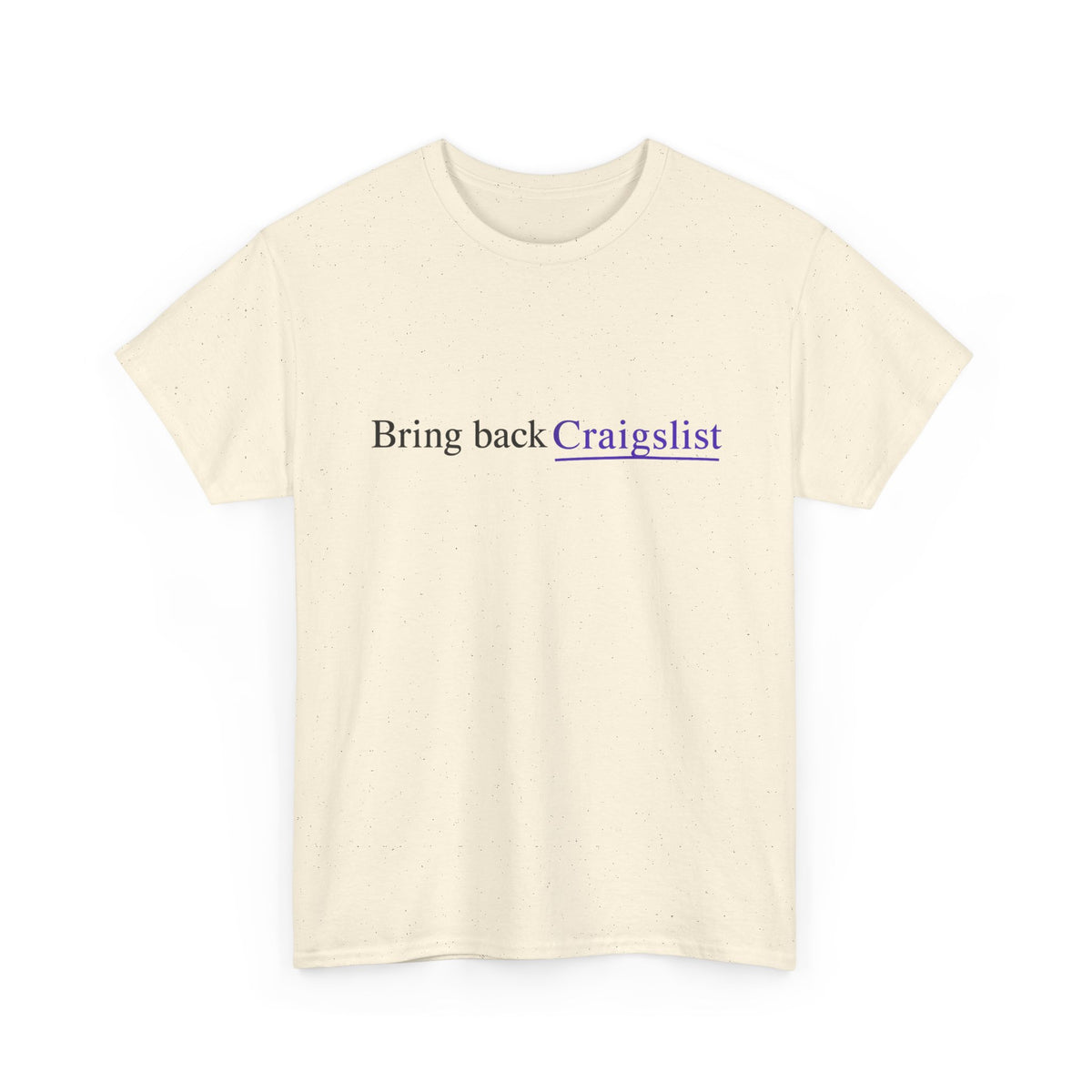 Bring Back Craigslist T‑Shirt — Retro Internet Logo Tee