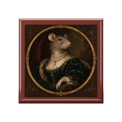The Inheritance — Rat Portrait Jewelry Box