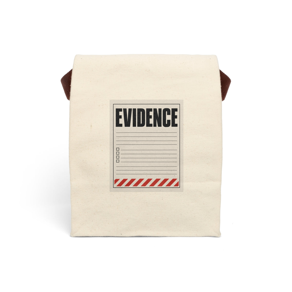 Evidence — Canvas Lunch Bag