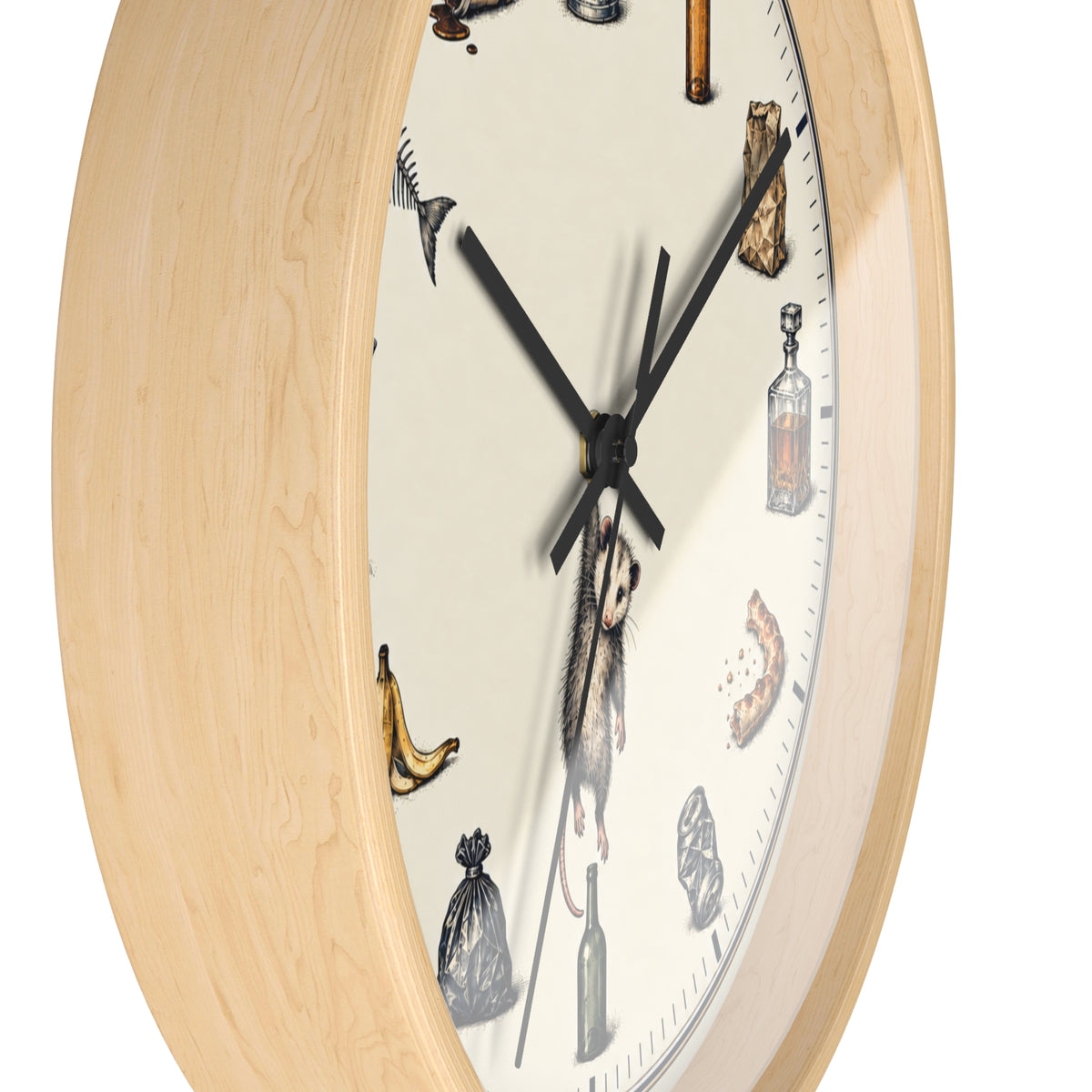 Hanging In There — Possum Wall Clock