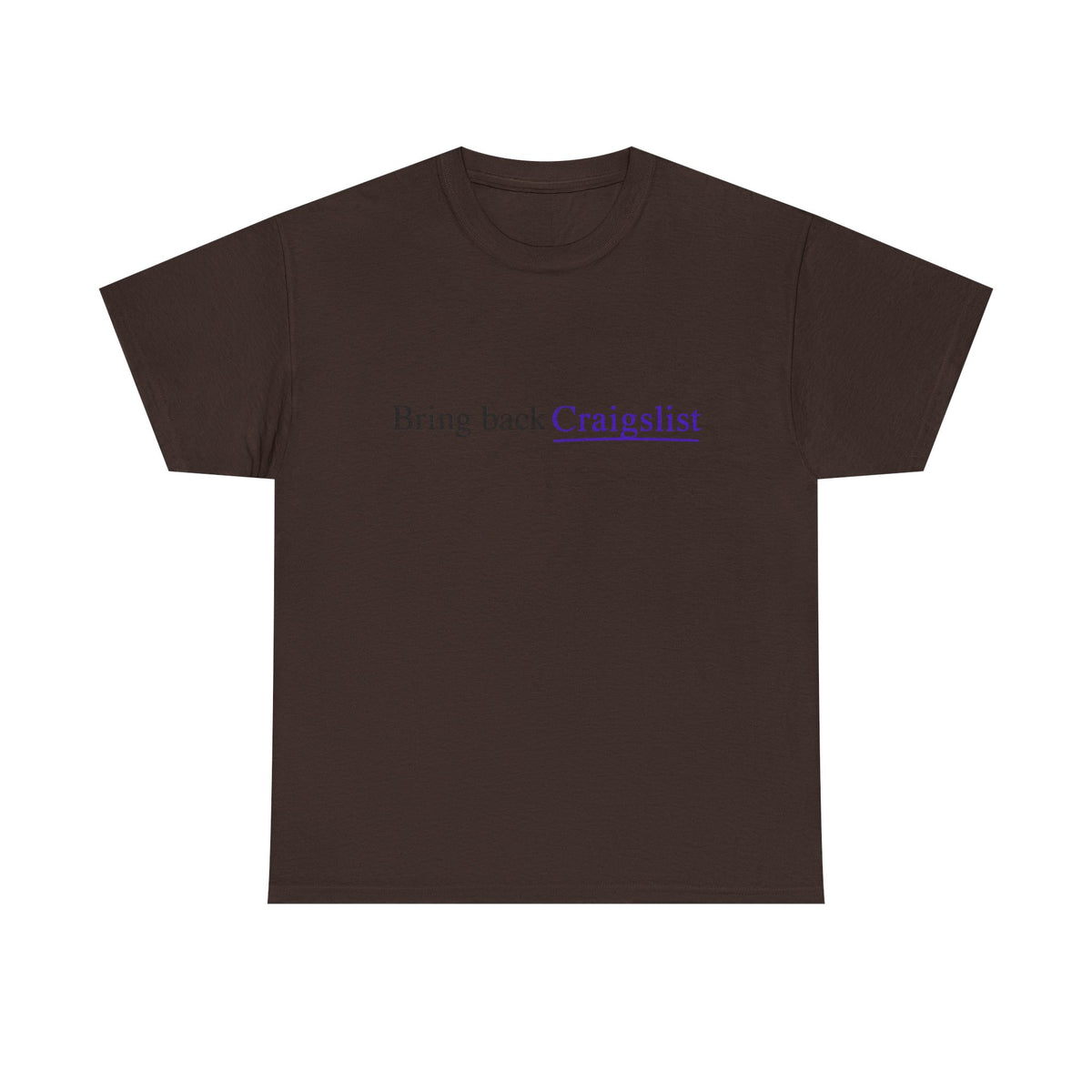Bring Back Craigslist T‑Shirt — Retro Internet Logo Tee
