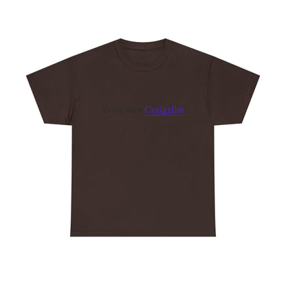 Bring Back Craigslist T‑Shirt — Retro Internet Logo Tee