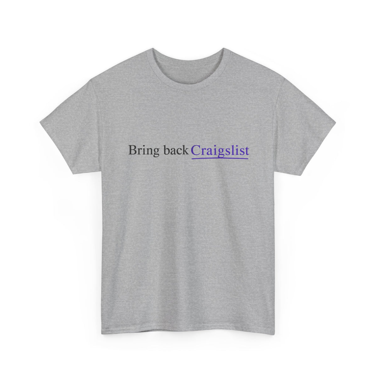 Bring Back Craigslist T‑Shirt — Retro Internet Logo Tee