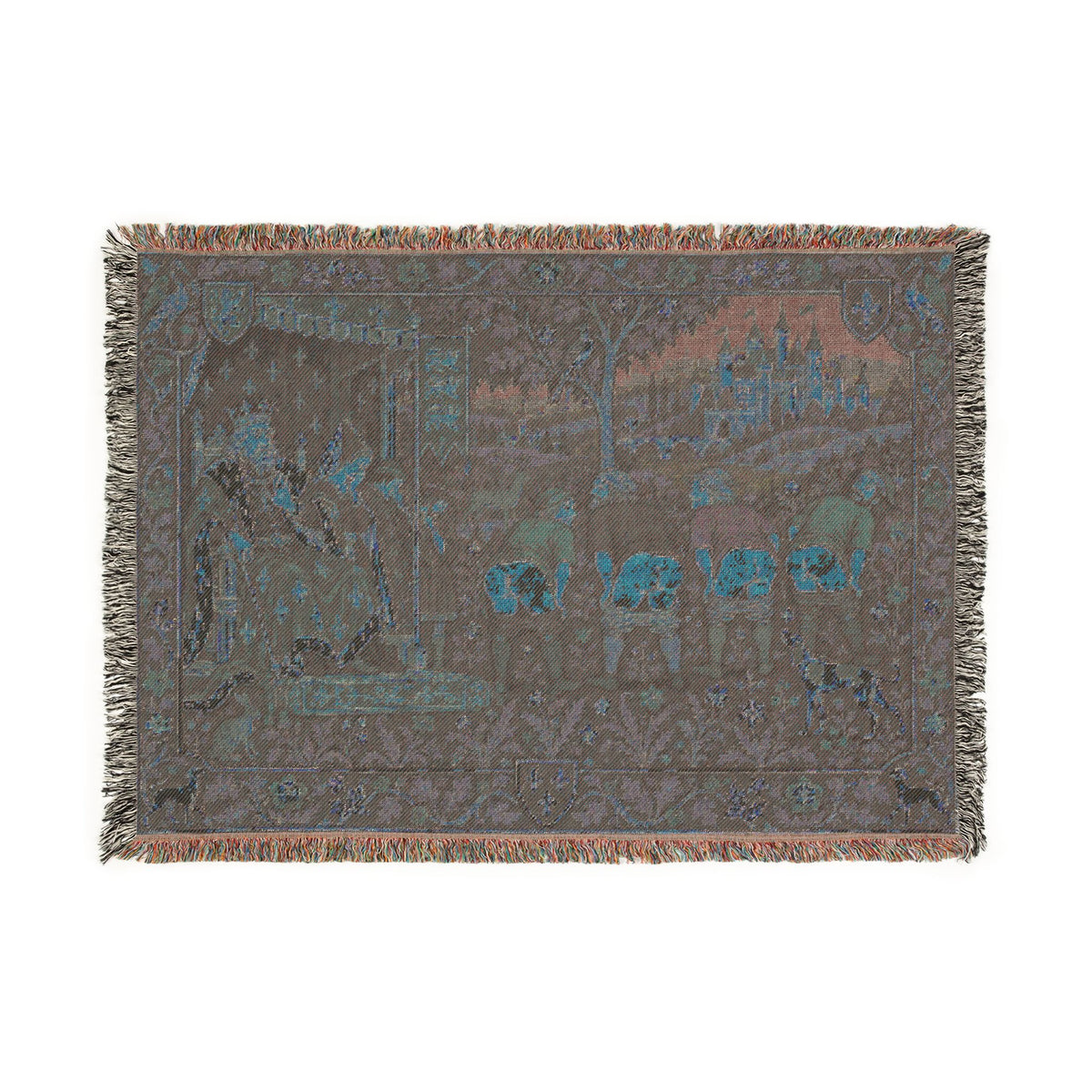 Royal Disrespect — Woven Cotton Blanket