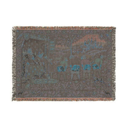 Royal Disrespect — Woven Cotton Blanket
