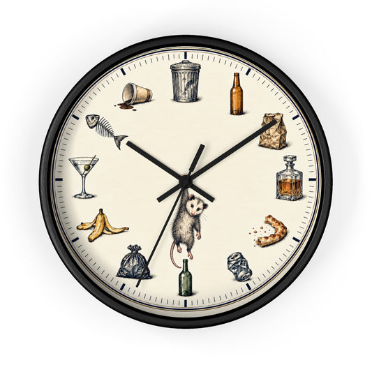 Hanging In There — Possum Wall Clock
