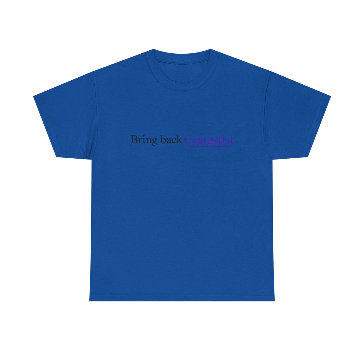 Bring Back Craigslist T‑Shirt — Retro Internet Logo Tee
