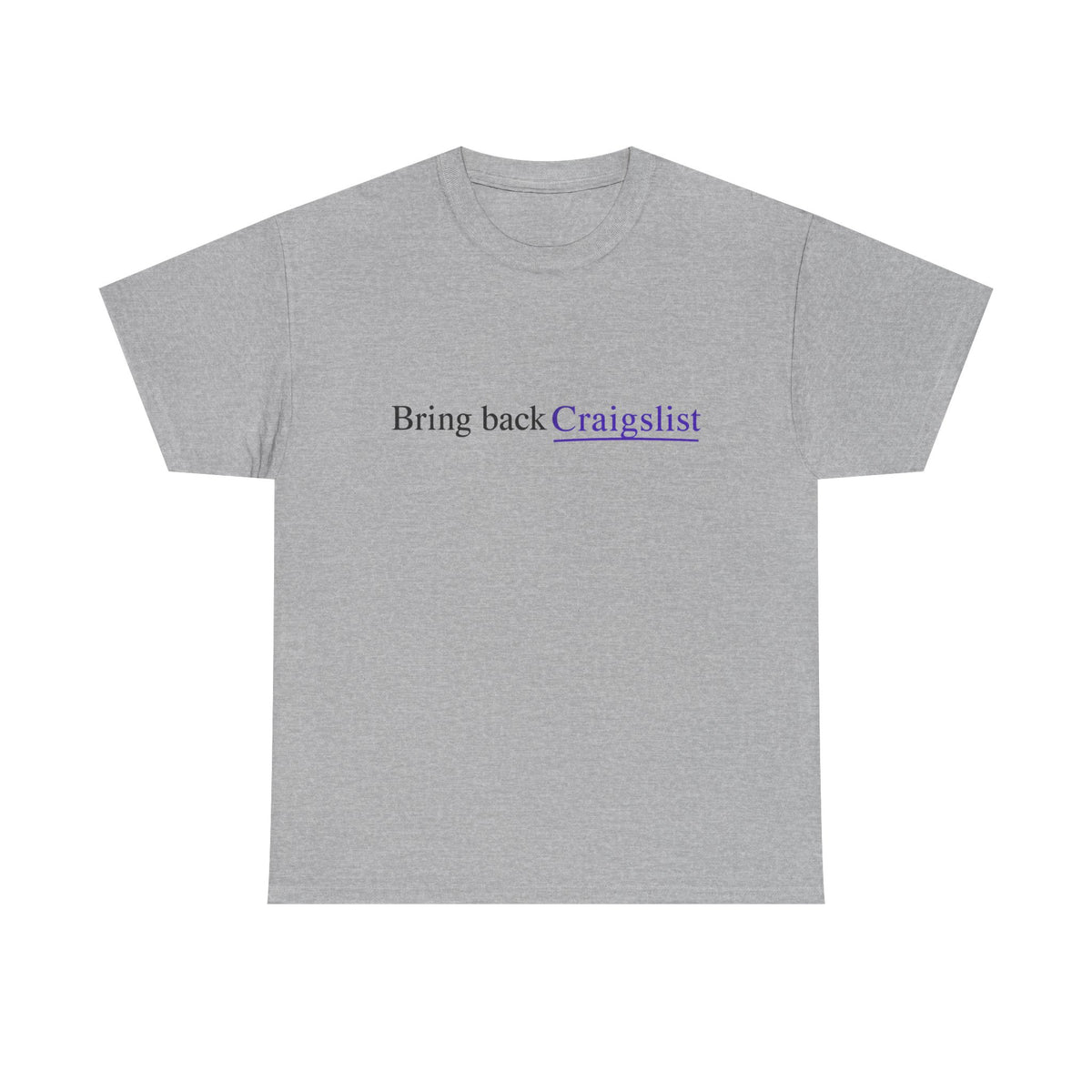 Bring Back Craigslist T‑Shirt — Retro Internet Logo Tee