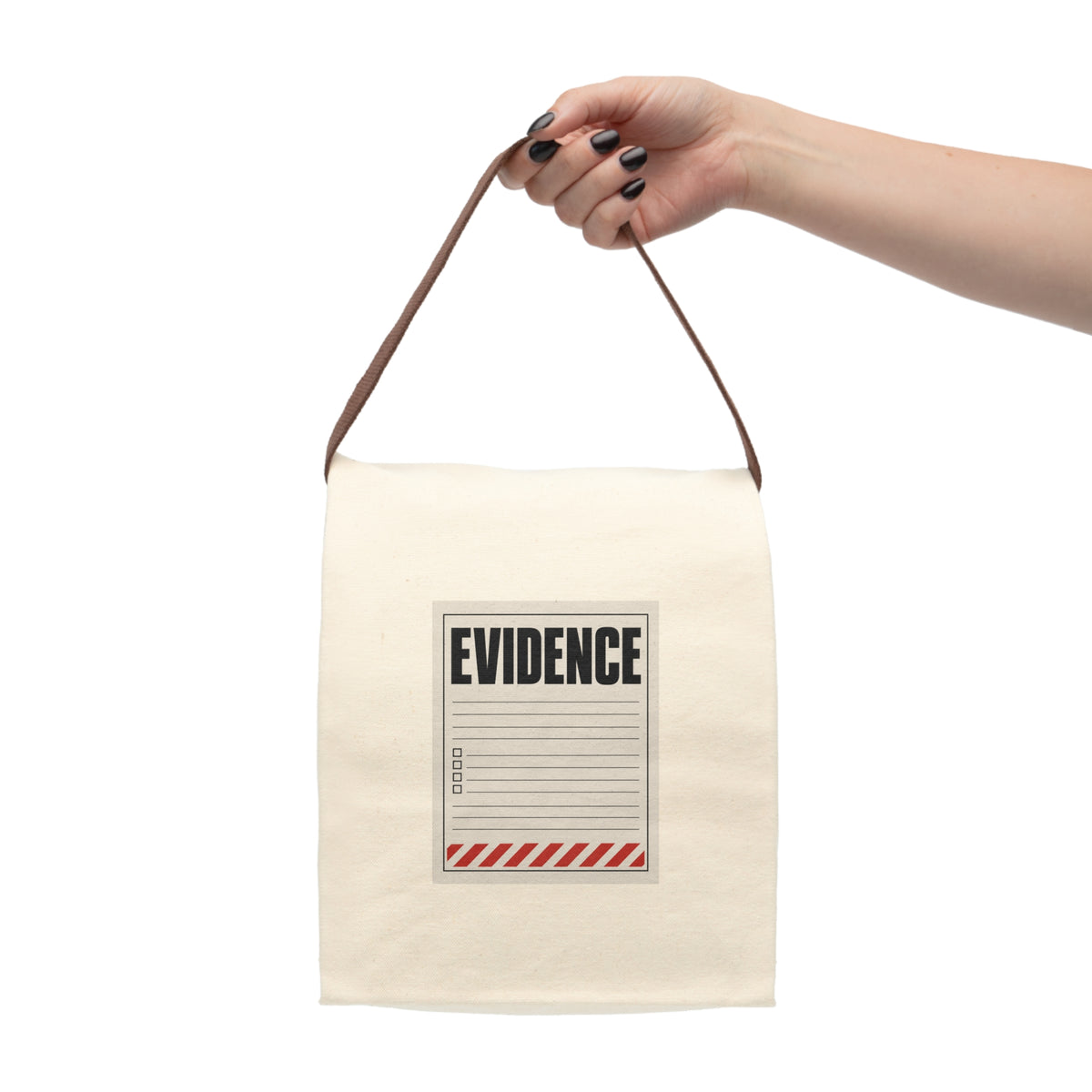 Evidence — Canvas Lunch Bag