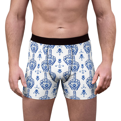 Fine China, Bad Manners — Porcelain-Pattern Boxer Briefs