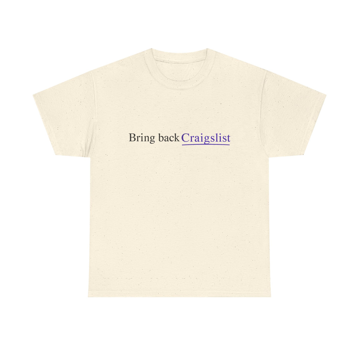 Bring Back Craigslist T‑Shirt — Retro Internet Logo Tee