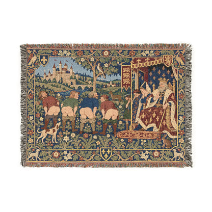 Royal Disrespect — Woven Cotton Blanket