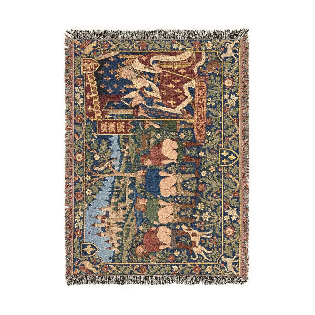 Royal Disrespect — Woven Cotton Blanket