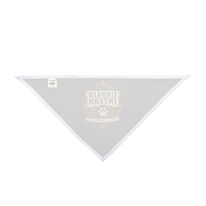 Unpaid Intern — Company Property Pet Bandana