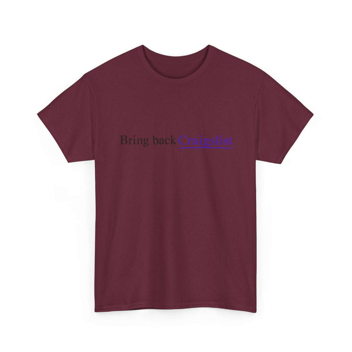 Bring Back Craigslist T‑Shirt — Retro Internet Logo Tee
