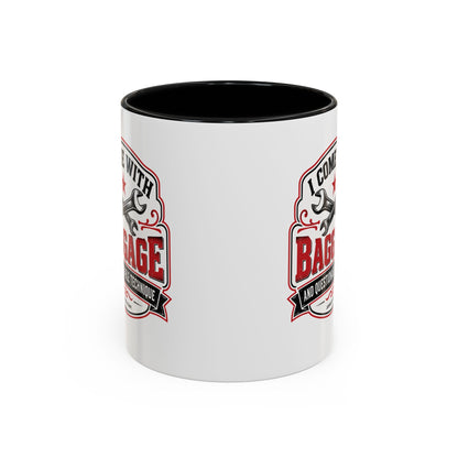 Baggage & Questionable Technique — 11oz Accent Mug