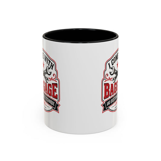 Baggage & Questionable Technique — 11oz Accent Mug