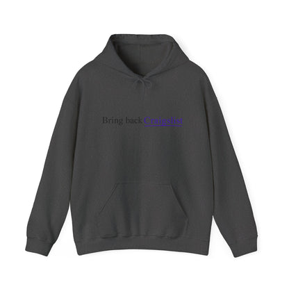 Hoodie - "Bring Back Craigslist" Minimalist Retro Logo Pullover
