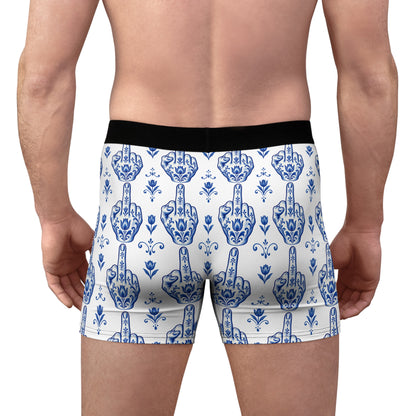 Fine China, Bad Manners — Porcelain-Pattern Boxer Briefs