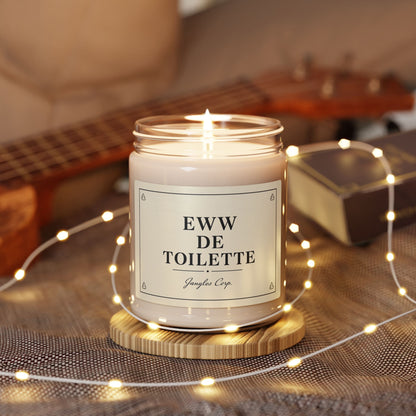 Eww de Toilette Scented Soy Candle — 9oz Novelty Bathroom Candle
