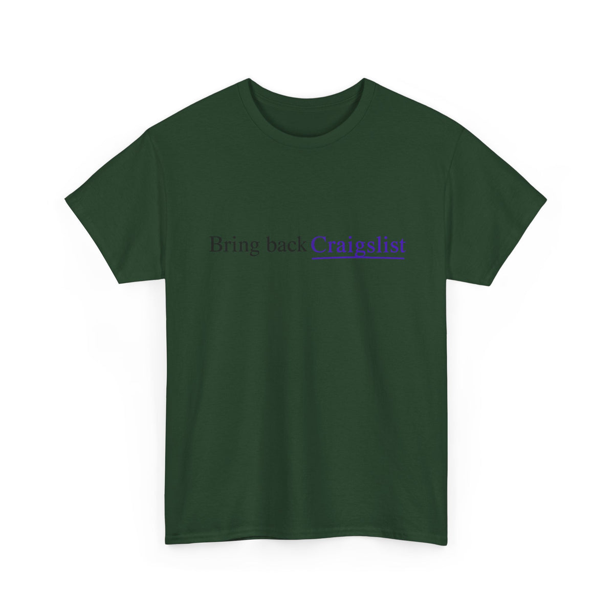 Bring Back Craigslist T‑Shirt — Retro Internet Logo Tee