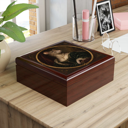 The Inheritance — Rat Portrait Jewelry Box