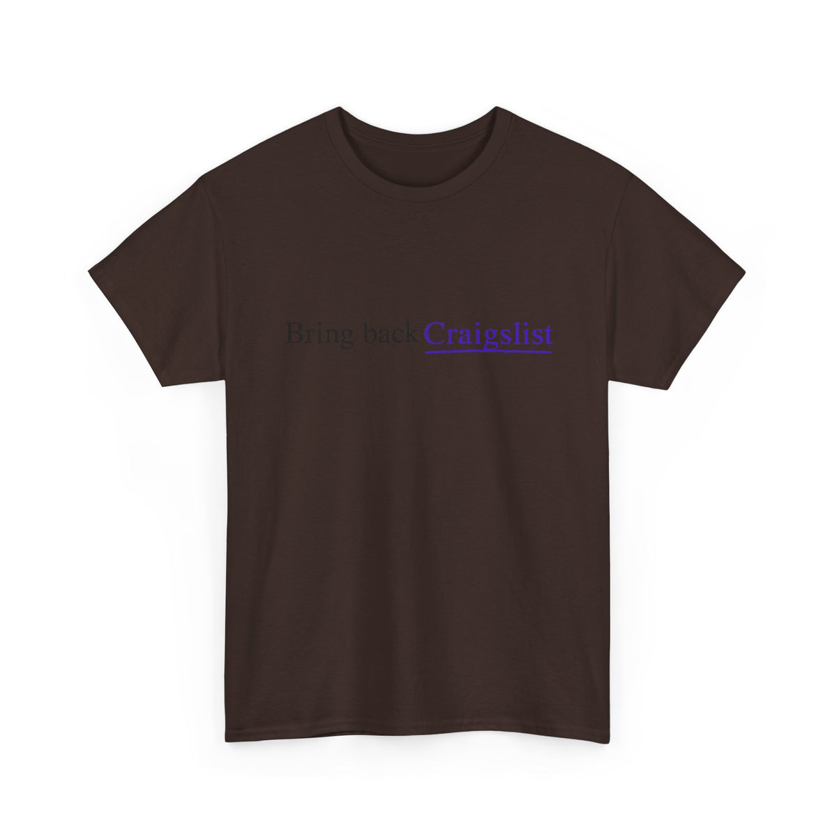Bring Back Craigslist T‑Shirt — Retro Internet Logo Tee