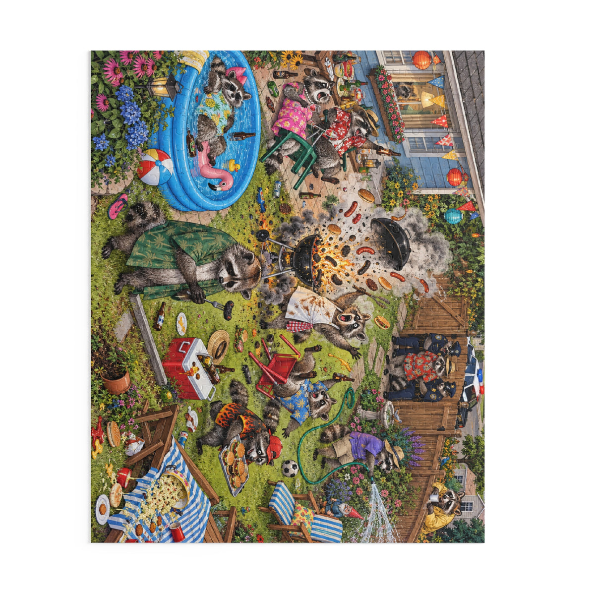 The Cookout Has Escalated — 500-Piece Raccoon Puzzle